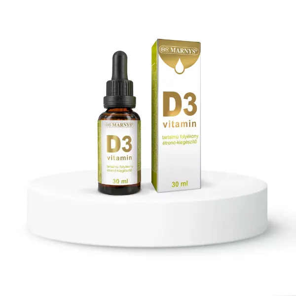 Marnys Vitamin D3 drops in olive oil, 30 ml